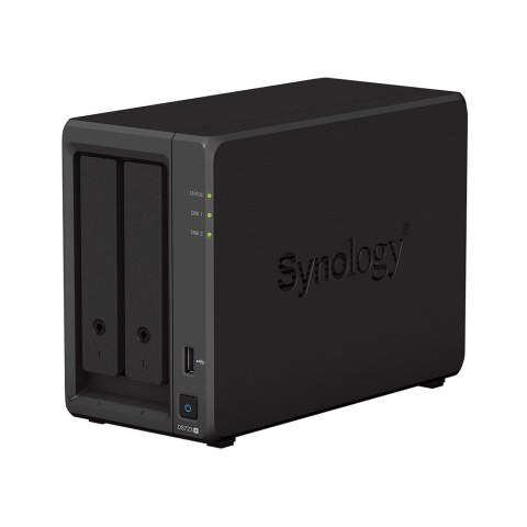 NAS Synology DS723+; Tower; 2x (3.5" SATA HDD); AMD Ryzen R1600;,2GB DDR4 ECC (max. 32GB), 2x 1GbE RJ-45 NAS Synology DS723+; Tower; 2x (3.5" SATA HDD); AMD Ryzen R1600;,2GB DDR4 ECC (max. 32GB), 2x 1GbE RJ-45