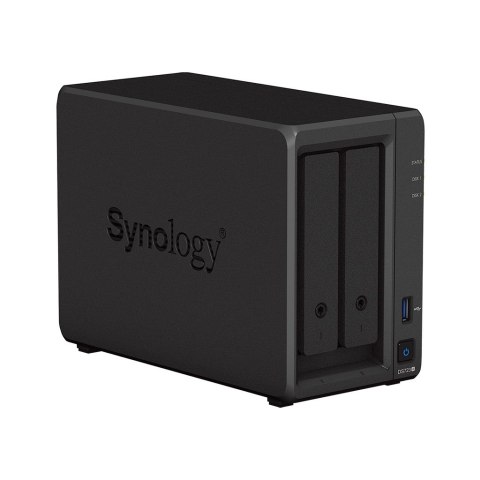 NAS Synology DS723+; Tower; 2x (3.5" SATA HDD); AMD Ryzen R1600;,2GB DDR4 ECC (max. 32GB), 2x 1GbE RJ-45 NAS Synology DS723+; Tower; 2x (3.5" SATA HDD); AMD Ryzen R1600;,2GB DDR4 ECC (max. 32GB), 2x 1GbE RJ-45
