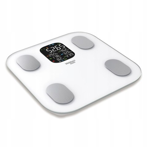 Waga łazienkowa analityczna 15 parametrów Apple Health Google Fit VERA WEBBER Waga łazienkowa analityczna 15 parametrów Apple Health Google Fit VERA WEBBER
