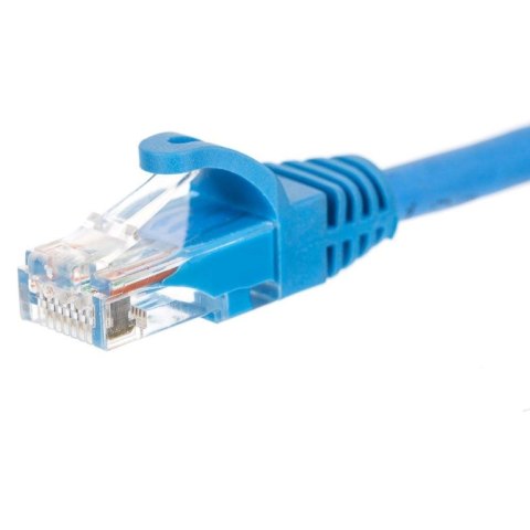 Patchcord RJ45, Netrack osłonka zalewana, kat. 5e UTP, 2m niebieski Patchcord RJ45, Netrack osłonka zalewana, kat. 5e UTP, 2m niebieski