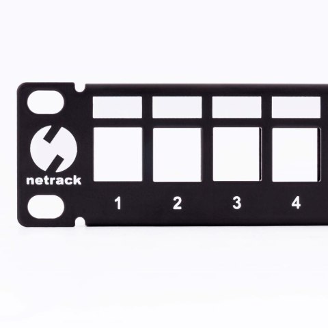 Patch panel keystone 19" 24-porty, UTP Netrack Patch panel keystone 19" 24-porty, UTP Netrack