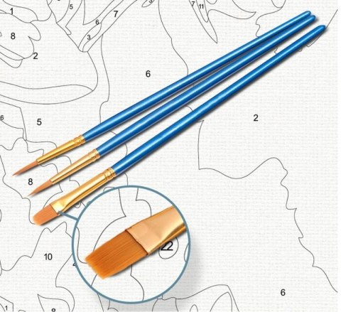 Malowanie po numerach Złoty tygrys 40 x 50 cm Malowanie po numerach Złoty tygrys 40 x 50 cm