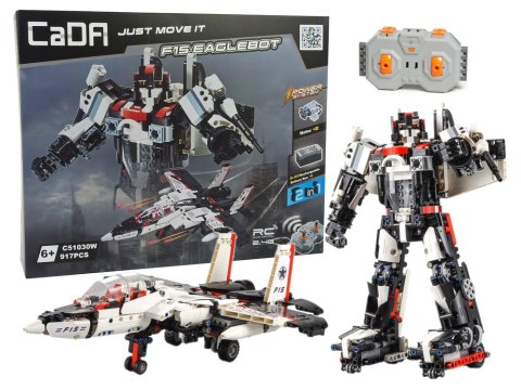 Klocki Konstrukcyjne Robot Samolot Z Klocków CADA Zdalnie Sterowane 917 Elementów Klocki Konstrukcyjne Robot Samolot Z Klocków CADA Zdalnie Sterowane 917 Elementów