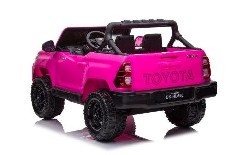 Auto Na Akumulator Toyota Hilux DK-HL860 Różowe Auto Na Akumulator Toyota Hilux DK-HL860 Różowe