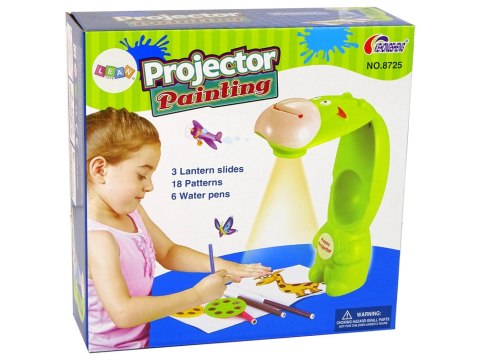 Projektor Do Rysowania Rzutnik Krówka Pisaki Zielony Projektor Do Rysowania Rzutnik Krówka Pisaki Zielony