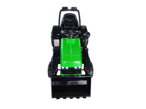 Traktor na Akumulator ZP1001B Z Łyżką Klakson Zielony Traktor na Akumulator ZP1001B Z Łyżką Klakson Zielony