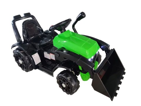 Traktor na Akumulator ZP1001B Z Łyżką Klakson Zielony Traktor na Akumulator ZP1001B Z Łyżką Klakson Zielony
