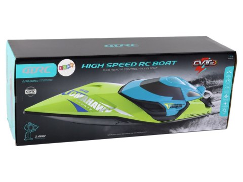 Motorówka R/C 2,4G Światła 30 km/h Niebieska Motorówka R/C 2,4G Światła 30 km/h Niebieska
