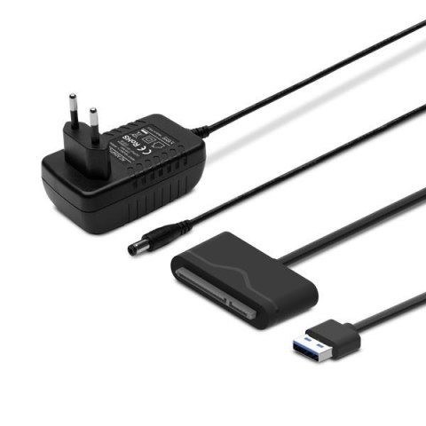 Kabel adapter Savio AK-39 USB 3.0 do dysków 3.5" z zasilaniem Kabel adapter Savio AK-39 USB 3.0 do dysków 3.5" z zasilaniem