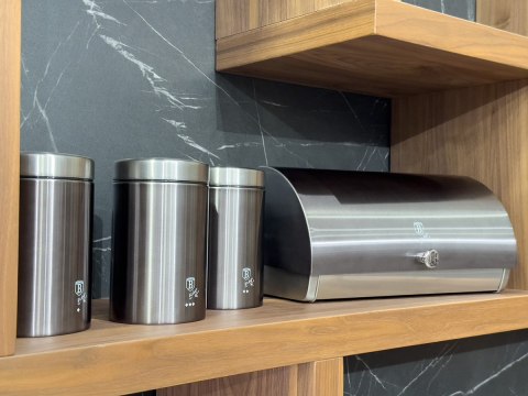 CHLEBAK Z ZESTAWEM POJEMNIKÓW BERLINGER HAUS BH-6732 CARBON PRO CHLEBAK Z ZESTAWEM POJEMNIKÓW BERLINGER HAUS BH-6732 CARBON PRO