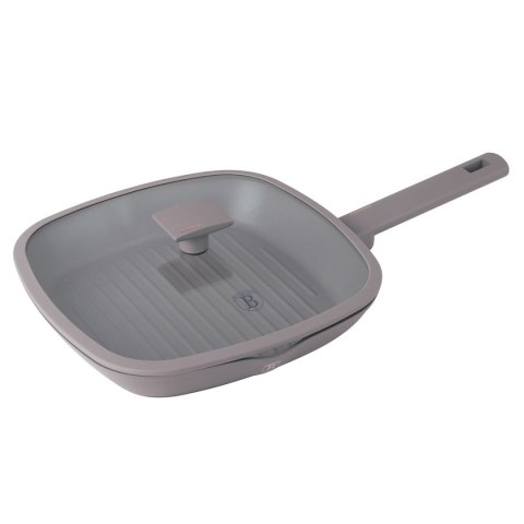 PATELNIA GRILLOWA TYTANOWA Z POKRYWĄ 28cm BERLINGER HAUS BH-8097 TAUPE PATELNIA GRILLOWA TYTANOWA Z POKRYWĄ 28cm BERLINGER HAUS BH-8097 TAUPE