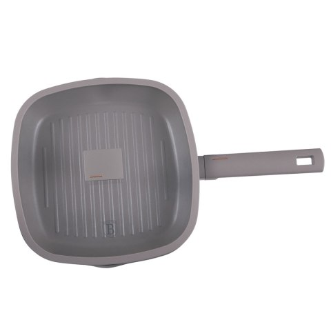PATELNIA GRILLOWA TYTANOWA Z POKRYWĄ 28cm BERLINGER HAUS BH-8097 TAUPE PATELNIA GRILLOWA TYTANOWA Z POKRYWĄ 28cm BERLINGER HAUS BH-8097 TAUPE