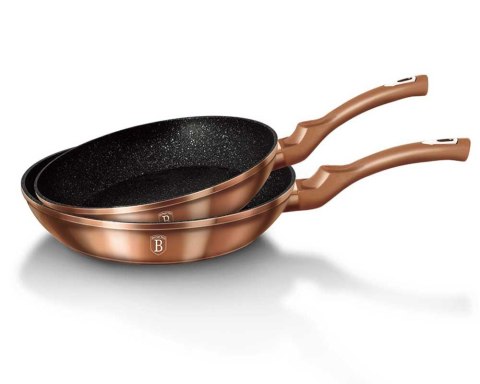 ZESTAW 2 PATELNI GRANITOWYCH BERLINGER HAUS ROSE GOLD BH-1611 ZESTAW 2 PATELNI GRANITOWYCH BERLINGER HAUS ROSE GOLD BH-1611