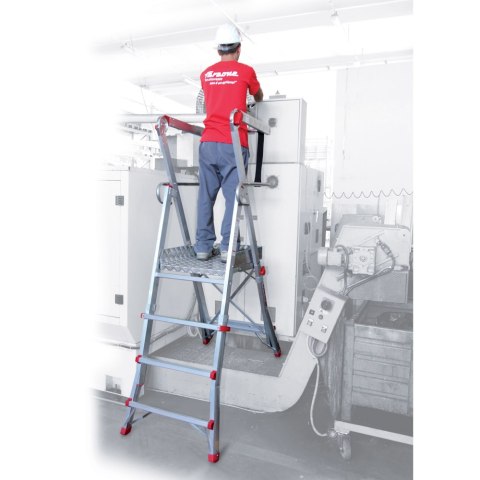 DRABINA/PODEST ROBOCZY PLS5 130/238CM 5 STOPNI DRABINA/PODEST ROBOCZY PLS5 130/238CM 5 STOPNI