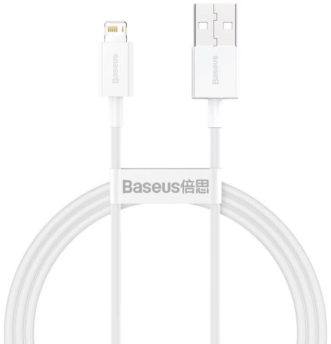 BASEUS KABEL SUPERIOR SERIES, 2.4A, 1M (BIAŁY) BASEUS KABEL SUPERIOR SERIES, 2.4A, 1M (BIAŁY)