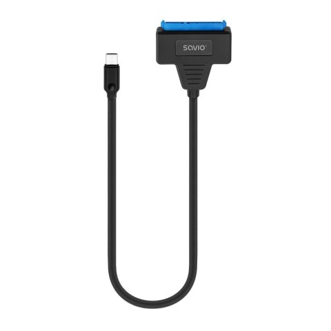 SAVIO ADAPTER USB-C 3.1 GEN 1 (M) - SATA (F) DO DYSKÓW 2.5" AK-69 SAVIO ADAPTER USB-C 3.1 GEN 1 (M) - SATA (F) DO DYSKÓW 2.5" AK-69
