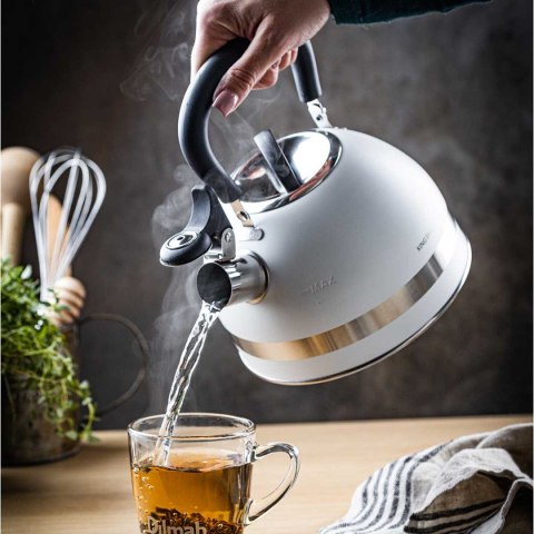 CZAJNIK 1,8L Z GWIZDKIEM KINGHOFF KH-1852 bBIAŁY CZAJNIK 1,8L Z GWIZDKIEM KINGHOFF KH-1852 bBIAŁY