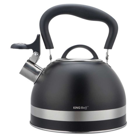 CZAJNIK 1,8L Z GWIZDKIEM KINGHOFF KH-1858 CZARNY CZAJNIK 1,8L Z GWIZDKIEM KINGHOFF KH-1858 CZARNY
