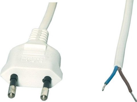 NO NAME KABEL SIECIOWY Z WTYCZKĄ PŁASKĄ 2X0,75MM2 NO NAME KABEL SIECIOWY Z WTYCZKĄ PŁASKĄ 2X0,75MM2