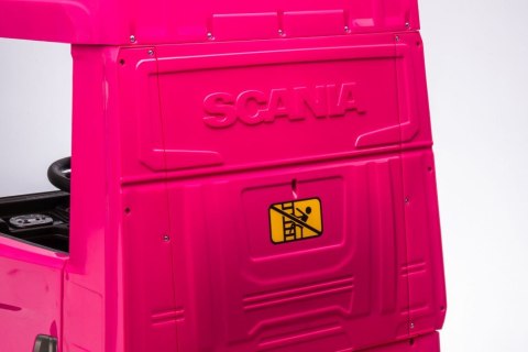 Auto Na Akumulator Scania 500R HL698 Różowe 4x4 Auto Na Akumulator Scania 500R HL698 Różowe 4x4