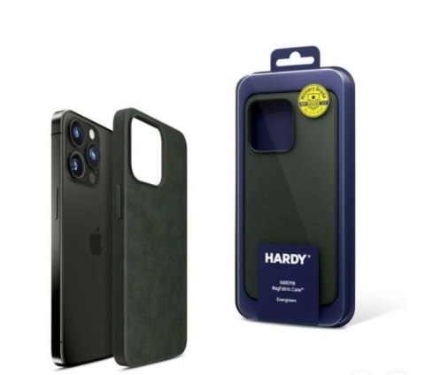 Etui na Apple iPhone 15 Pro z MagSafe- 3mk HARDY MagFabric Case Evergreen Etui na Apple iPhone 15 Pro z MagSafe- 3mk HARDY MagFabric Case Evergreen