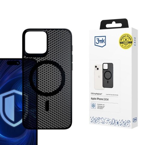 Etui na telefon 3mk do Apple iPhone 15. Oddychające, COOLing MagCase Etui na telefon 3mk do Apple iPhone 15. Oddychające, COOLing MagCase