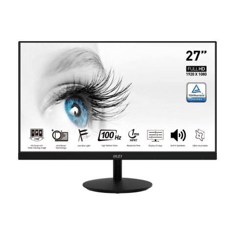 Monitor MSI 27" PRO MP271A VGA HDMI DP głośniki Monitor MSI 27" PRO MP271A VGA HDMI DP głośniki
