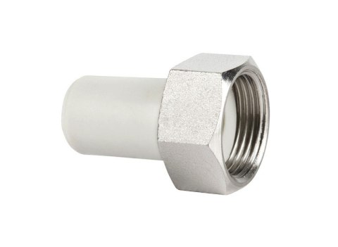 PP-R PÓŁŚRUBUNEK GWINT WEWNĘTRZNY 20MM X 3/4 PN20 PP-R PÓŁŚRUBUNEK GWINT WEWNĘTRZNY 20MM X 3/4 PN20