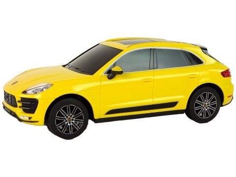 Auto R/C Porsche Macan Turbo 1:24 Rastar Żółty Auto R/C Porsche Macan Turbo 1:24 Rastar Żółty
