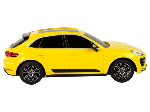 Auto R/C Porsche Macan Turbo 1:24 Rastar Żółty Auto R/C Porsche Macan Turbo 1:24 Rastar Żółty