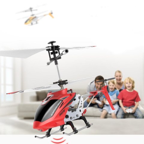 Helikopter Zdalnie Sterowany RC Żyroskop Syma S107G Czerwony Helikopter Zdalnie Sterowany RC Żyroskop Syma S107G Czerwony
