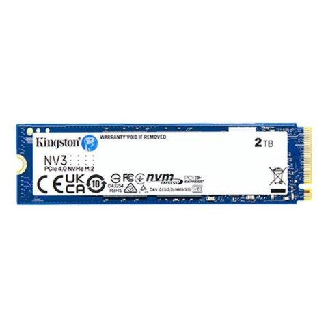 Dysk SSD Kingston NV3 M.2 PCIe 4.0x4 NVMe 2TB (6000/5000MB/s) 2280 Dysk SSD Kingston NV3 M.2 PCIe 4.0x4 NVMe 2TB (6000/5000MB/s) 2280