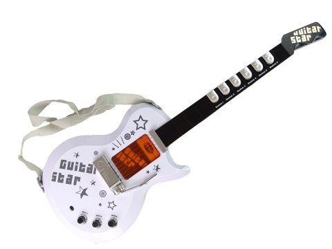 Zestaw Gitara Elektryczna z Mikrofonem Na Baterie Zestaw Gitara Elektryczna z Mikrofonem Na Baterie