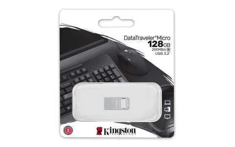KINGSTON FLASH 128GB DATATRAVELER USB 3.2 Gen 1 200MB/s KINGSTON FLASH 128GB DATATRAVELER USB 3.2 Gen 1 200MB/s