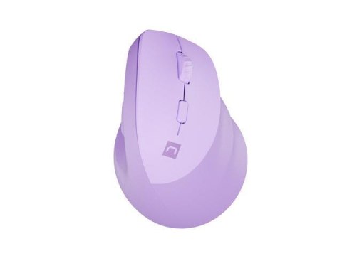 Mysz bezprzewodowa Natec Crake 2 Bluetooth 5.2 + 2.4GHz 2400DPI wertykalna pure lavender Mysz bezprzewodowa Natec Crake 2 Bluetooth 5.2 + 2.4GHz 2400DPI wertykalna pure lavender
