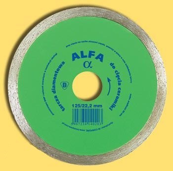 TARCZA DIAMENTOWA 200x25,4mm CIĄGŁA STANDARD ALFA IN CORPORE TARCZA DIAMENTOWA 200x25,4mm CIĄGŁA STANDARD ALFA IN CORPORE