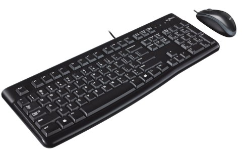 Zestaw klawiatura + mysz Logitech MK120 920-002562 (membranowa; USB 2.0; (US); kolor czarny; optyczna; 1000 DPI) Zestaw klawiatura + mysz Logitech MK120 920-002562 (membranowa; USB 2.0; (US); kolor czarny; optyczna; 1000 DPI)