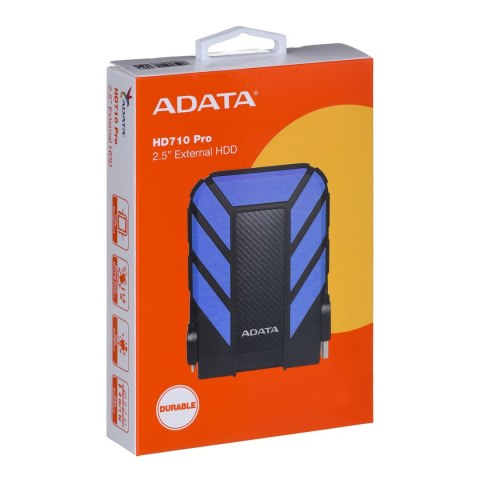 Dysk zewnętrzny HDD ADATA HD710 PRO (2TB; 2.5"; USB 3.2; niebieski) Dysk zewnętrzny HDD ADATA HD710 PRO (2TB; 2.5"; USB 3.2; niebieski)