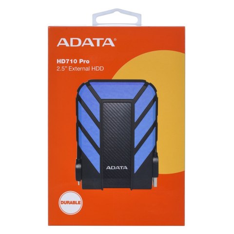 Dysk zewnętrzny HDD ADATA HD710 PRO (2TB; 2.5"; USB 3.2; niebieski) Dysk zewnętrzny HDD ADATA HD710 PRO (2TB; 2.5"; USB 3.2; niebieski)