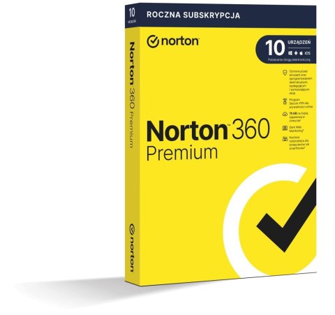 Norton 360 Premium 10D/12M BOX (NIE WYMAGA KARTY) Norton 360 Premium 10D/12M BOX (NIE WYMAGA KARTY)