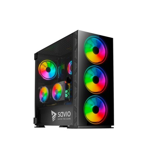 SAVIO OBUDOWA PC PRIME X1 ARGB GLASS SAVGC-PRIMEX1 SAVIO OBUDOWA PC PRIME X1 ARGB GLASS SAVGC-PRIMEX1
