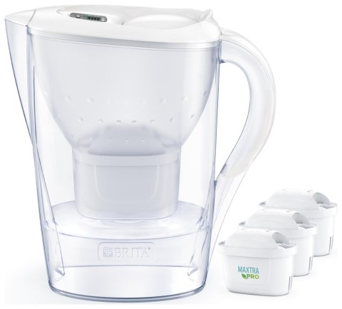 Dzbanek filtrujący Brita Marella+3 Maxtra Pro PP (biały ; 2,4l) Dzbanek filtrujący Brita Marella+3 Maxtra Pro PP (biały ; 2,4l)