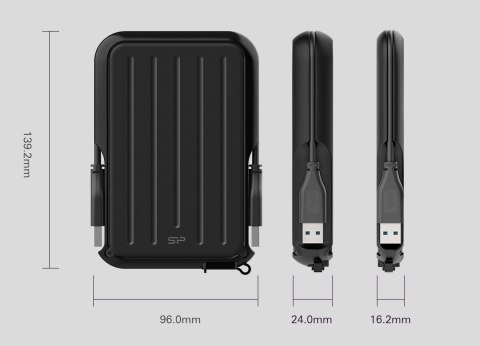 Dysk zewnętrzny HDD Silicon Power Armor A66 (1TB; 2,5"; USB 3.2; Yellow; SP010TBPHD66SS3Y) Dysk zewnętrzny HDD Silicon Power Armor A66 (1TB; 2,5"; USB 3.2; Yellow; SP010TBPHD66SS3Y)