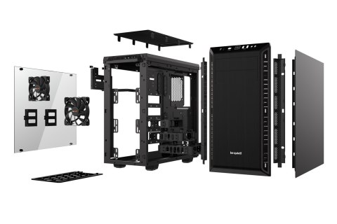 Obudowa BE QUIET! Pure Base 600 BGW21 (ATX, Micro ATX, Mini ITX; kolor czarny) Obudowa BE QUIET! Pure Base 600 BGW21 (ATX, Micro ATX, Mini ITX; kolor czarny)