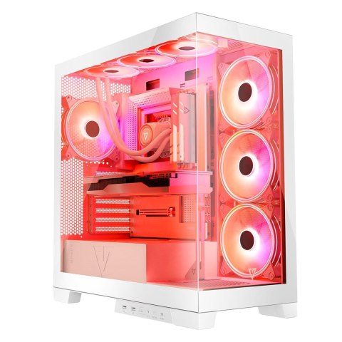 MODECOM OBUDOWA VOLCNO SPACE APEX ARGB MIDI WHITE MODECOM OBUDOWA VOLCNO SPACE APEX ARGB MIDI WHITE