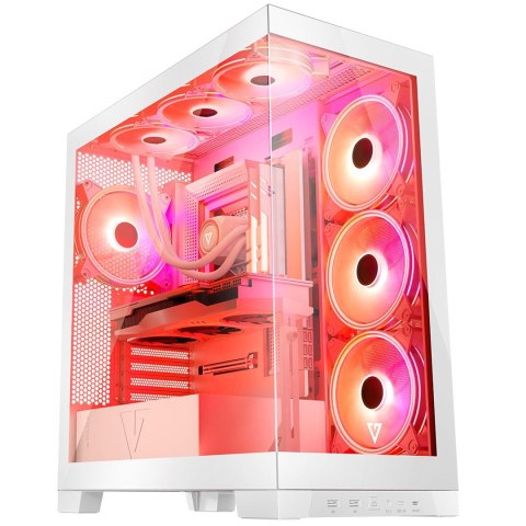 MODECOM OBUDOWA VOLCNO SPACE APEX ARGB MIDI WHITE MODECOM OBUDOWA VOLCNO SPACE APEX ARGB MIDI WHITE