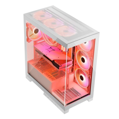 MODECOM OBUDOWA VOLCNO SPACE APEX ARGB MIDI WHITE MODECOM OBUDOWA VOLCNO SPACE APEX ARGB MIDI WHITE