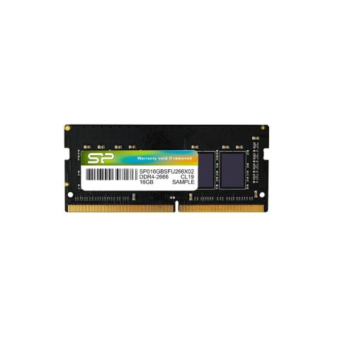 Pamięć SODIMM DDR4 Silicon Power 16GB (1x16GB) 2666MHz CL19 1,2V Pamięć SODIMM DDR4 Silicon Power 16GB (1x16GB) 2666MHz CL19 1,2V
