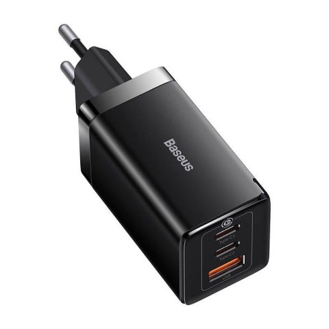 Ładowarka sieciowa Baseus GaN5 Pro CCGP120201 65W szybka z 2 gniazdami USB-C PD oraz USB Ładowarka sieciowa Baseus GaN5 Pro CCGP120201 65W szybka z 2 gniazdami USB-C PD oraz USB