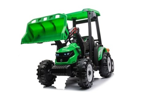 Traktor Na Akumulator Z Przyczepą Hercules Zielony 24V Traktor Na Akumulator Z Przyczepą Hercules Zielony 24V